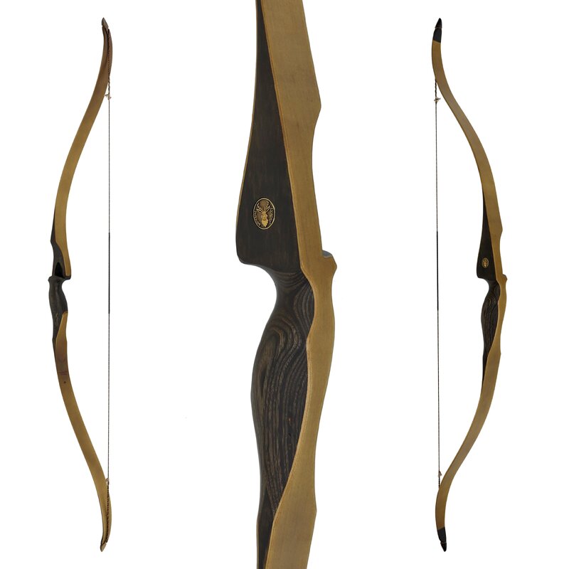JACKALOPE Moonstick Carbon - 50 pollici - Arco ricurvo in un unico pezzo RH altri pesi di trazione e LH si prega di informarsi.